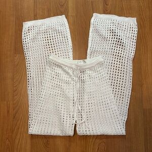 NWOT White Cover Up Swim Pants